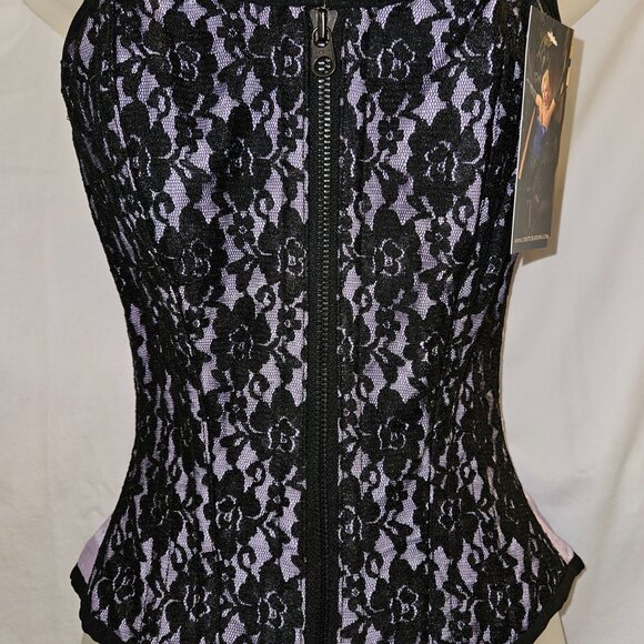 *SALE!* NWT White Bridal XXS 18" Tight Lacing Corset - Picture 15 of 15